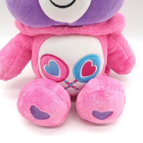 Share Bear Care Bear Plush Toy Unicorn Costume Purple Pink Hoodie Clean Gift - Picture 3 of 12